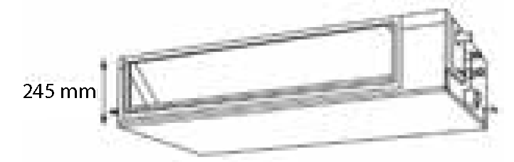 FXSQ-A Orta ESP'li gizli tavan tipi ünite