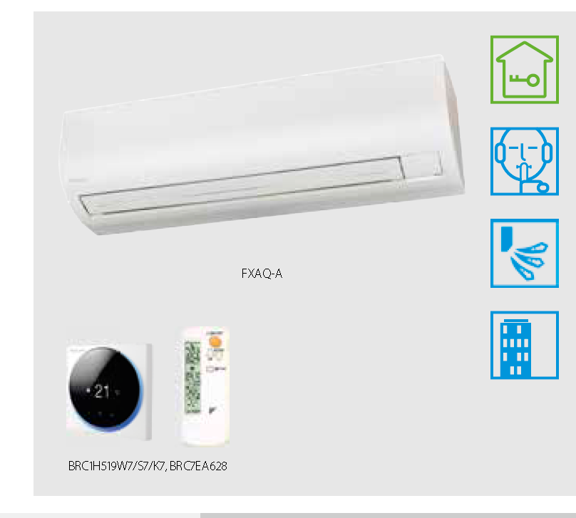 FXAQ-A Duvar tipi ünite