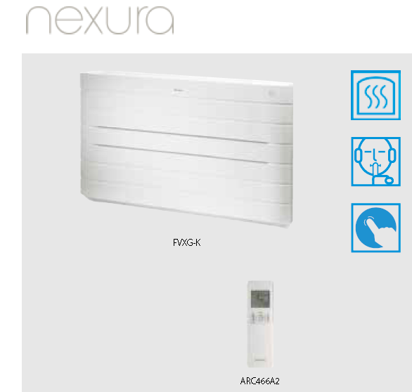 FVXG-K Radyant ısı panelli döşeme tipi ünite