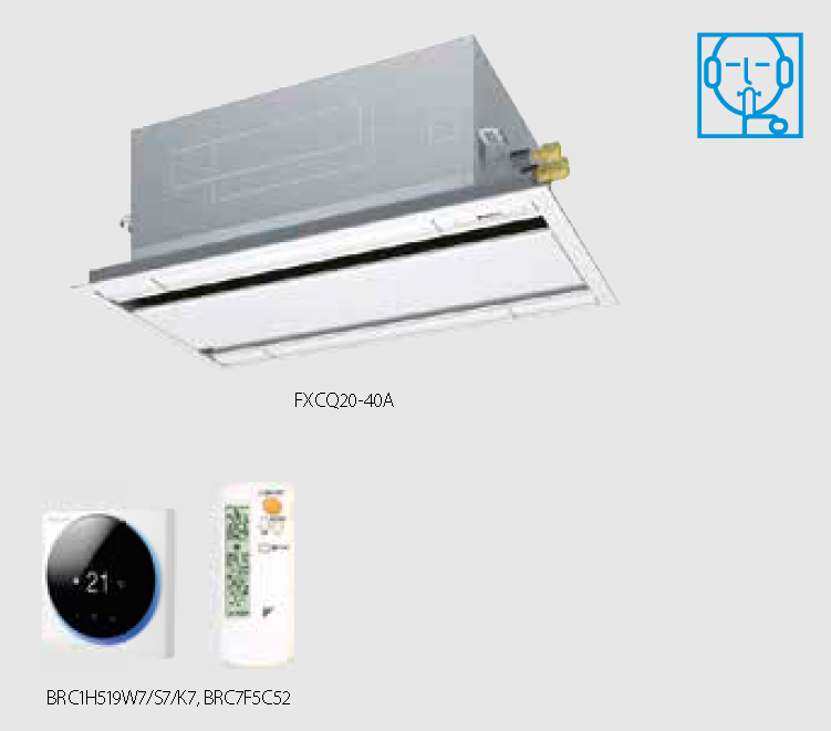 FXCQ-A 2 yöne üfl emeli kaset tipi